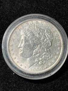 1900 US MORGAN SILVER DOLLAR IN AIRTITE