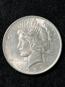 1927-D US PEACE SILVER DOLLAR