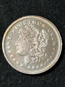 1 TROY OZ .999 FINE SILVER MORGAN DOLLAR ROUND