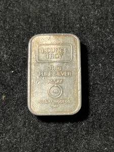 1 TROY OZ .999 FINE SILVER A-MARK BAR