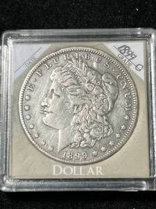 1899-O US MORGAN SILVER DOLLAR IN CASE