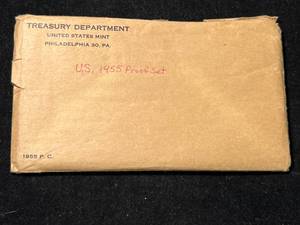 1955 US PROOF SET IN ORIGINAL ENVELOPE
