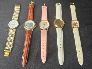 lot 87 image: Collection of 5 Vintage Womens Quartz Watches - untested