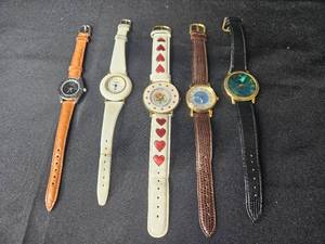 lot 93 image: Collection of 6 Vintage Quartz Watches - untested
