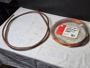 lot 248 image: 14 & 38 Copper Tubing - Partial Rolls