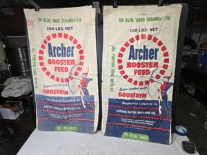 lot 285 image: Lot of 2 Archer Booster Feed Bags - Super-Treated with Boostryn