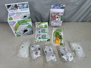 lot 195 image: New Baby Supplies, Outlet Covers, Toilet Seat, Mess Mat, and More