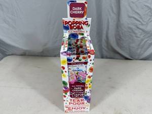 lot 371 image: New Box of 10 Pouches Popping Boba Balls - Dark Cherry