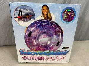 lot 14 image: New Inflatable Glitter Snow Tube