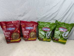 lot 61 image: 4 New Bags of Kingsford Charcoal Flavor Boosters