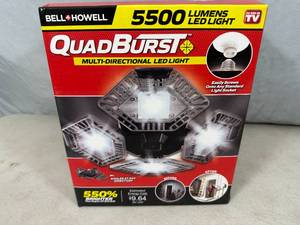 lot 81 image: New Quad Burst Multi Directional 5500 Lumen LED Light