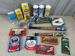 lot 82 image: New Candy, Andes Mints, Gum Balls, Dubble Bubble, Charms Suckers, and More