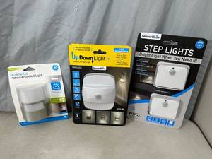 lot 85 image: New Night Lights, Step Lights, Etc