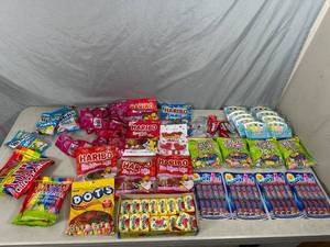 lot 140 image: Assorted Candy, Gummy Candy, Melody Pops, Mamba, Ring Pops, and More