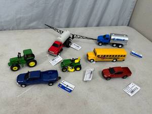 lot 266 image: New John Deere, Dodge, Tractors, Trucks, School Bus