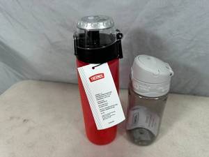 lot 272 image: 2 New Thermos Water Bottles