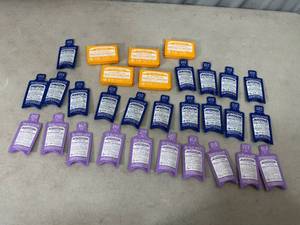 lot 317 image: 30 New Dr Bronners Travel Sized Liquid and Bar Soaps