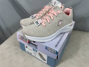 lot 324 image: New Skechers Arch Comfort Shoes - Size 12