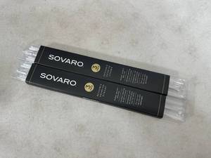 lot 330 image: 2 New Sets of Sovaro Reusable Straws with Cleaning Brushes
