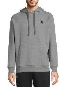 Under Armor Pull Over Hoodie-Medium-Gray