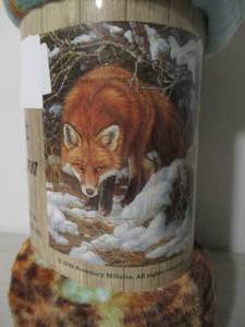 Fox Print Soft Throw Blanket-50 x 60