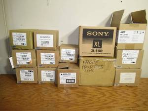 lot 129 image: Large Lot of ProjectorTV Lamps - Mixed Condition