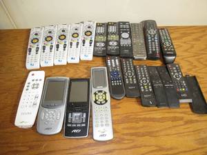 lot 128 image: Huge Lot of Mixed Remotes for Various Electronics
