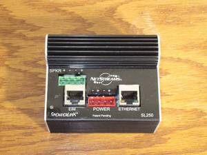 lot 58 image: NetStreams SpeakerLinX SL250 Room Controller Digital Amplifier ClearOne