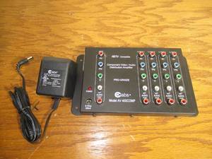 lot 46 image: Celabs - Av-400COMP -Component VideoAudio Distribution Amplifier
