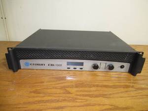 lot 26 image: Crown - CDi1000 - Power Amplifier