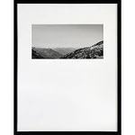 18 x 24 B&W Layered Landscape Weighted Mat Framed Wall Print - Threshold
