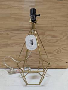 Threshold Table Lamp - GoldBrass - No Shade