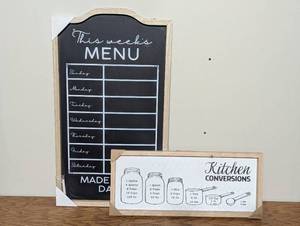 2 Piece Kitchen Decor - Great Signage
