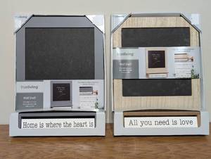 2 Chalkboard Wall Shelves - Home is Where the Heart isAll You Need is Love