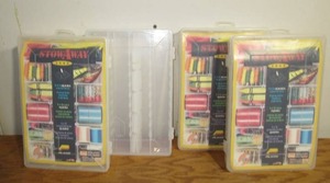 lot 10 image: Lot of 4 Plano 3600 Stowaway Tackle Utility Box-Clear-922027
