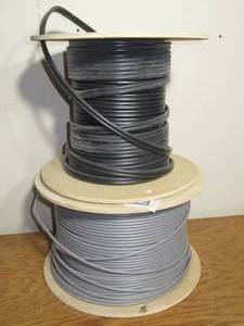 lot 63 image: Lot of 2 Mixed Partial Spools of CAT 5 E S P & CAT5 awba NA