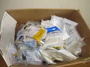 lot 54 image: Mixed Lot of CAT Data Connectors, Plates, and Access Points-Lite Almond