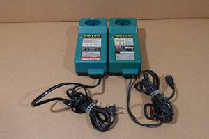 lot 359 image: Vintage Makita Battery Chargers