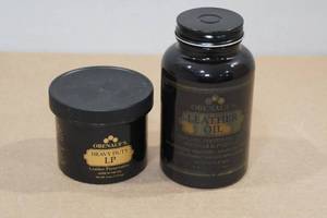 lot 12 image: Heavy Duty Leather Preserver and Leather Oil