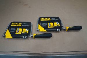 lot 54A image: 2 Stanley Fatmax Coping Saws