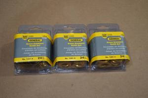 lot 91 image: 3 General Brass Grommet Refill Sets