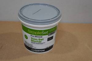 lot 93 image: Simpleset Pre-Mixed Thin Set Mortar