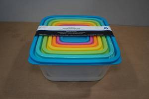 lot 104 image: Mainstays 14-Piece Food Storage Set