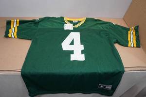 lot 128 image: Brett Favre Packers Jersey -XL
