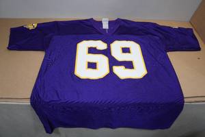 lot 130 image: Jared Allen Vikings Jersey -XL