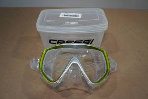 lot 162 image: Cressi Liberty Big Eye Mask -ClearGreen