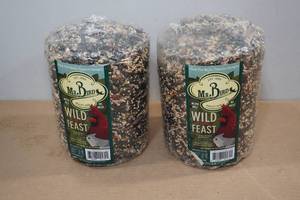 lot 187 image: 2 Mr Bird Wild Bird Feast 4lb Cylinders