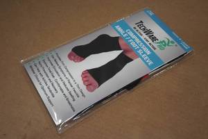 lot 192 image: Techware Pro Compression AnkleFoot Sleeve -LXL