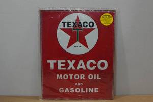 lot 204 image: Novelty Metal Sign -Texaco
