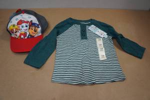 lot 266 image: Cat & Jack 18M Shirt with Paw Patrol Hat
